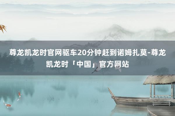 尊龙凯龙时官网驱车20分钟赶到诺姆扎莫-尊龙凯龙时「中国」官方网站